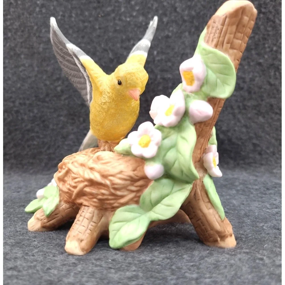 Lenox Goldfinch Female Bird Sculpture  5